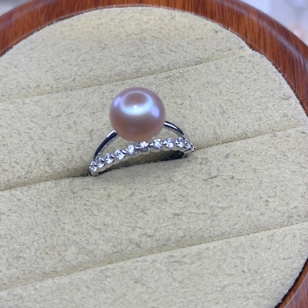 戒指合金淡水珍珠