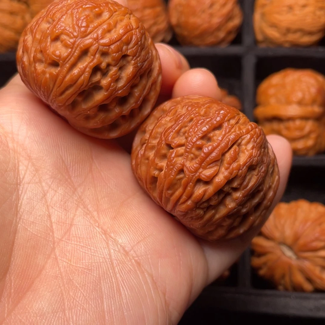 文玩核桃把件秦岭山脉文玩核桃