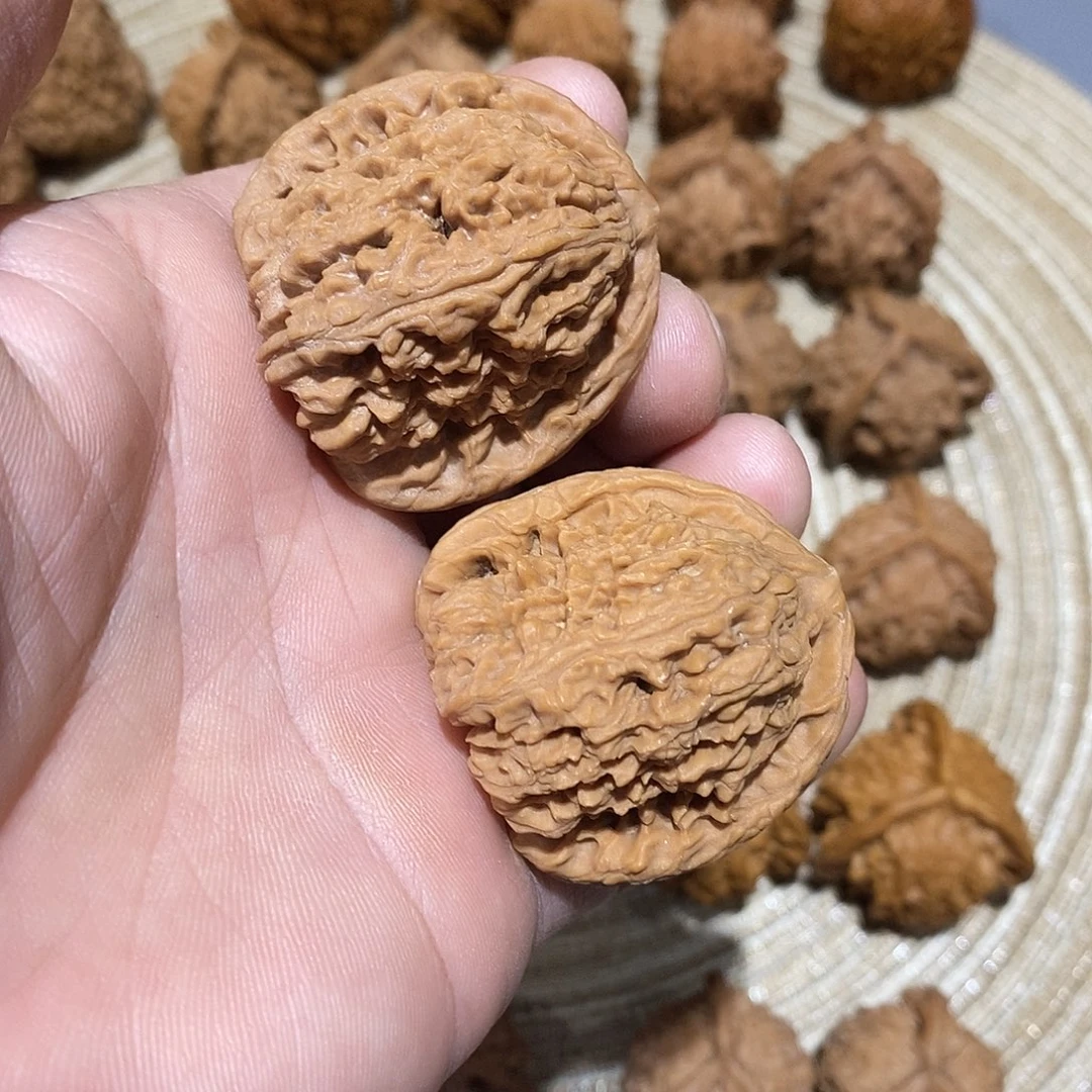 桃木文玩麻核桃南将石