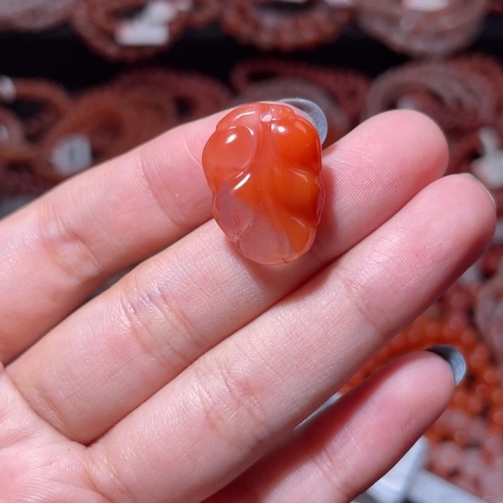 南红玛瑙未镶嵌叶子1666