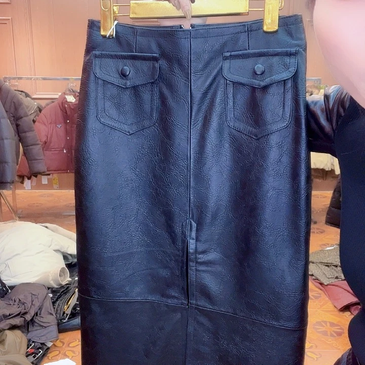 140……150斤皮长裙