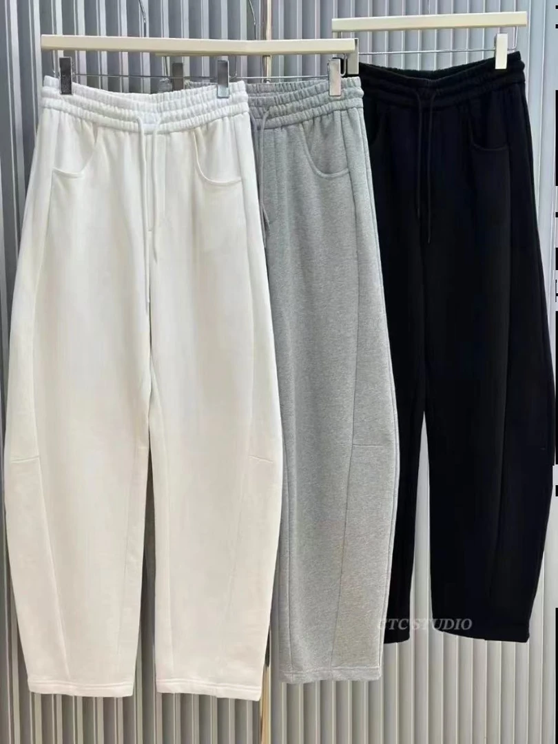 8357#春夏新款卫裤松紧弯刀运动裤时尚休闲款精品品质舒适