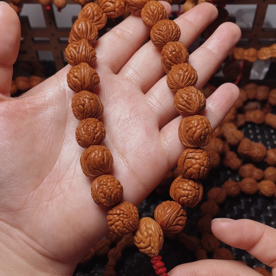 木质类龙纹桃枭手持