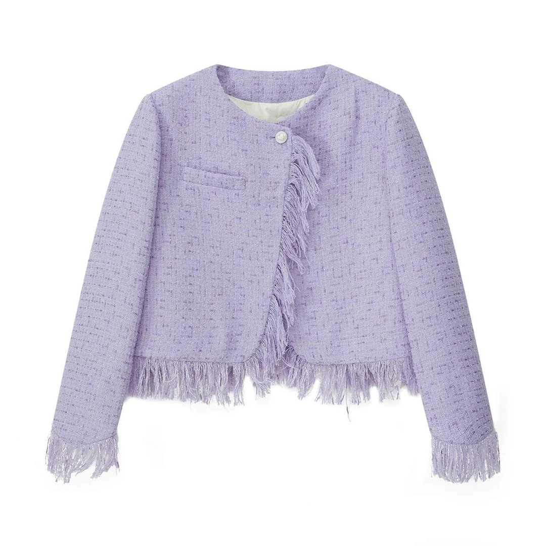 【李不了】Darastine戴拉斯汀名媛高级感时尚小香风外套24061