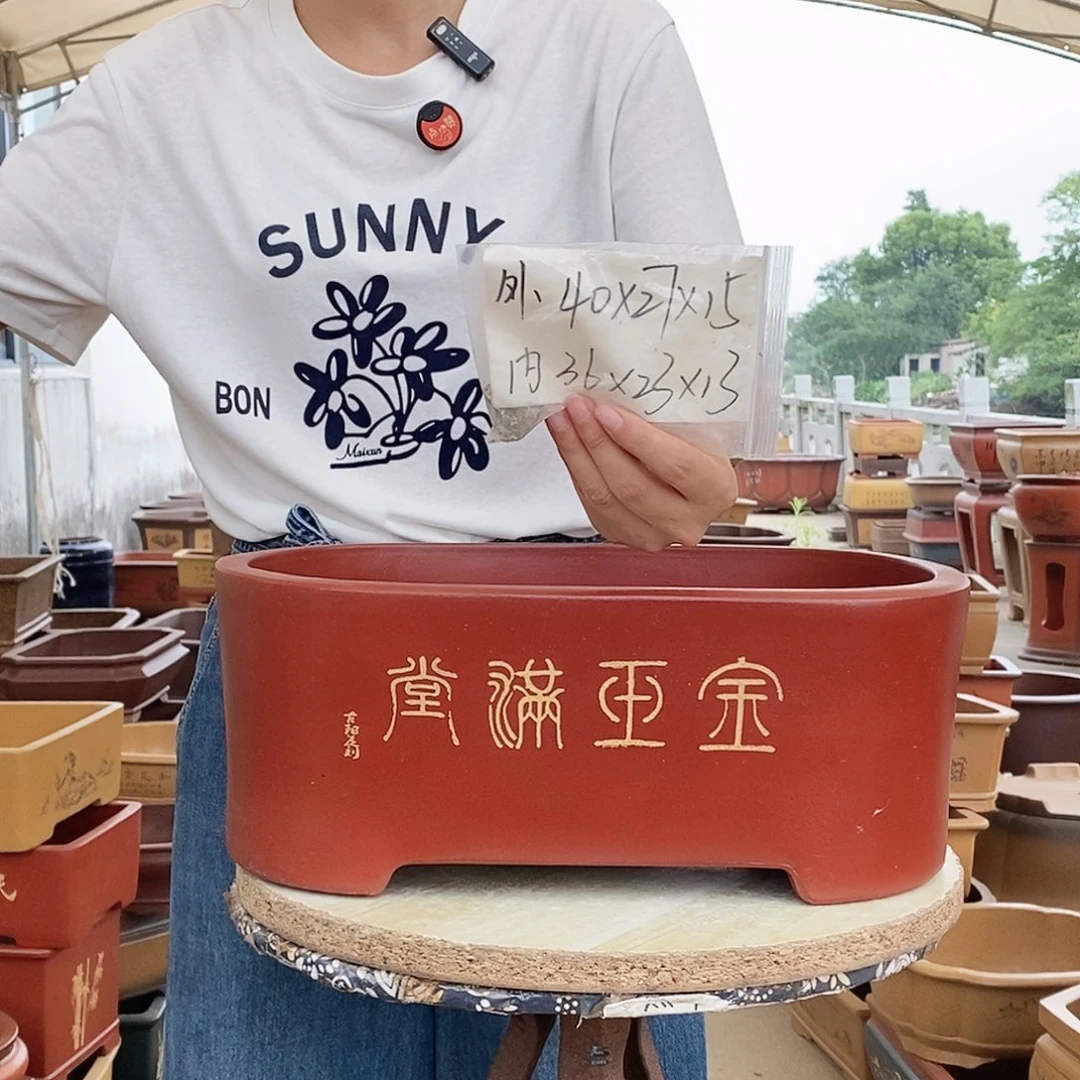 紫砂花盆紫砂花盆