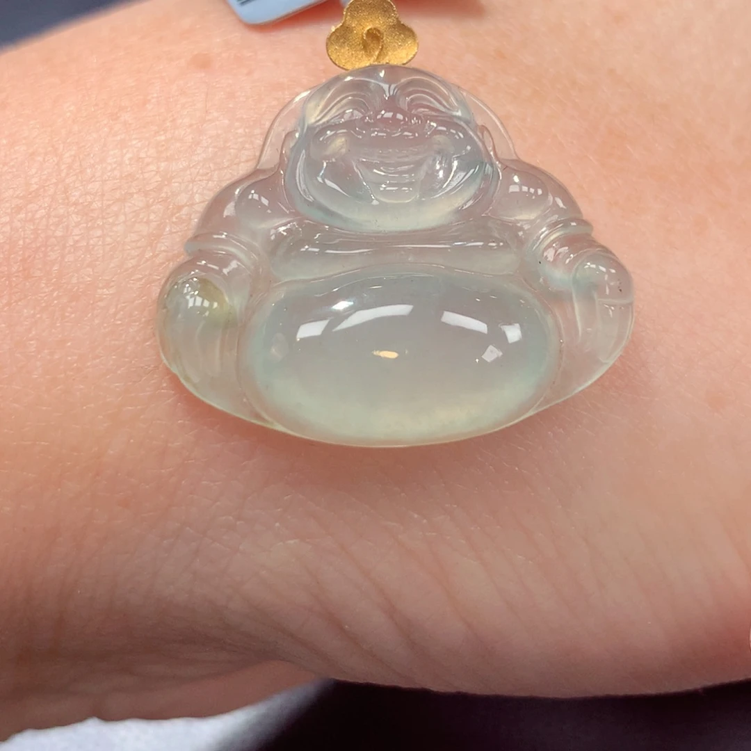 定制翡翠18K金镶嵌翡翠