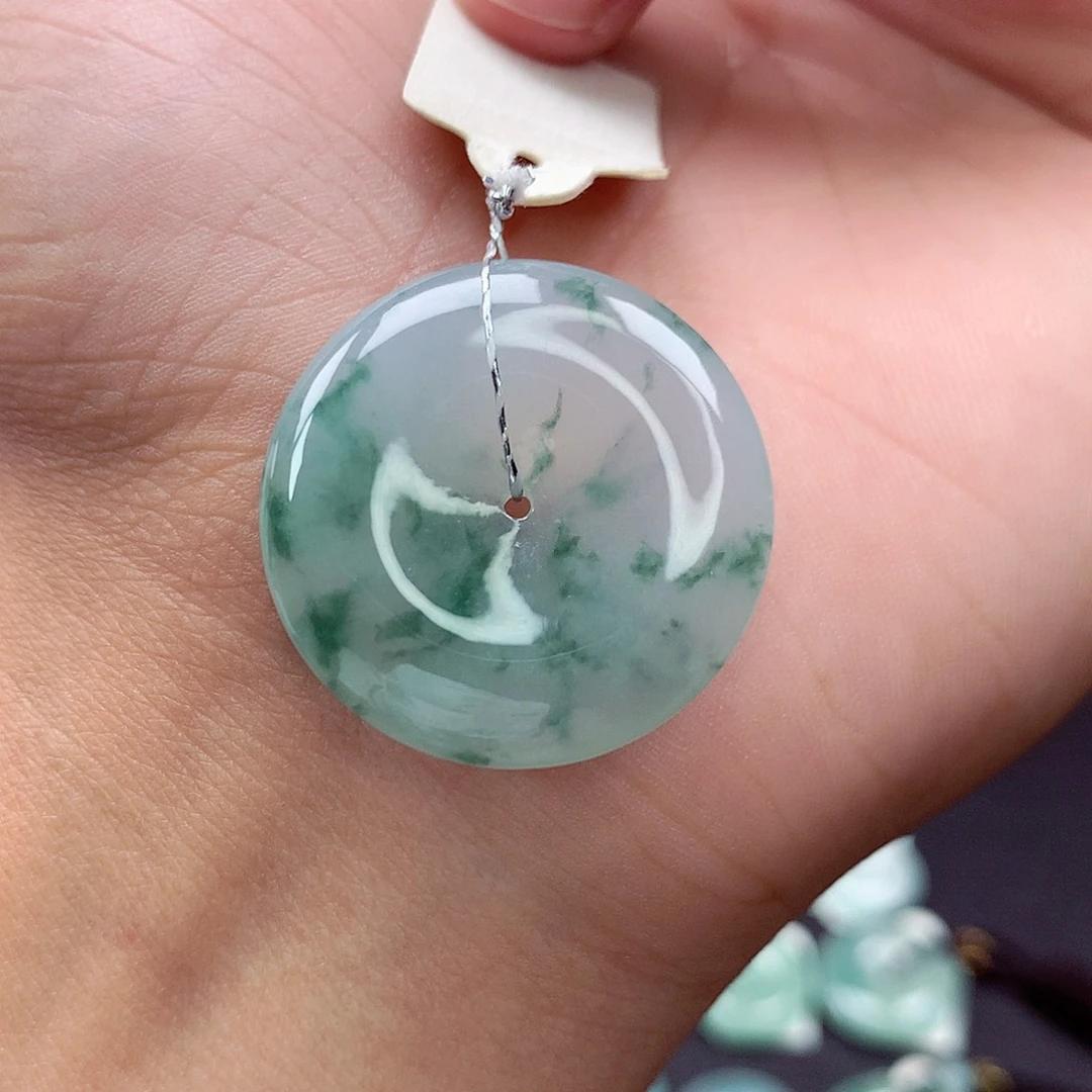 翡翠未镶嵌颈饰56 尺寸27.1-6