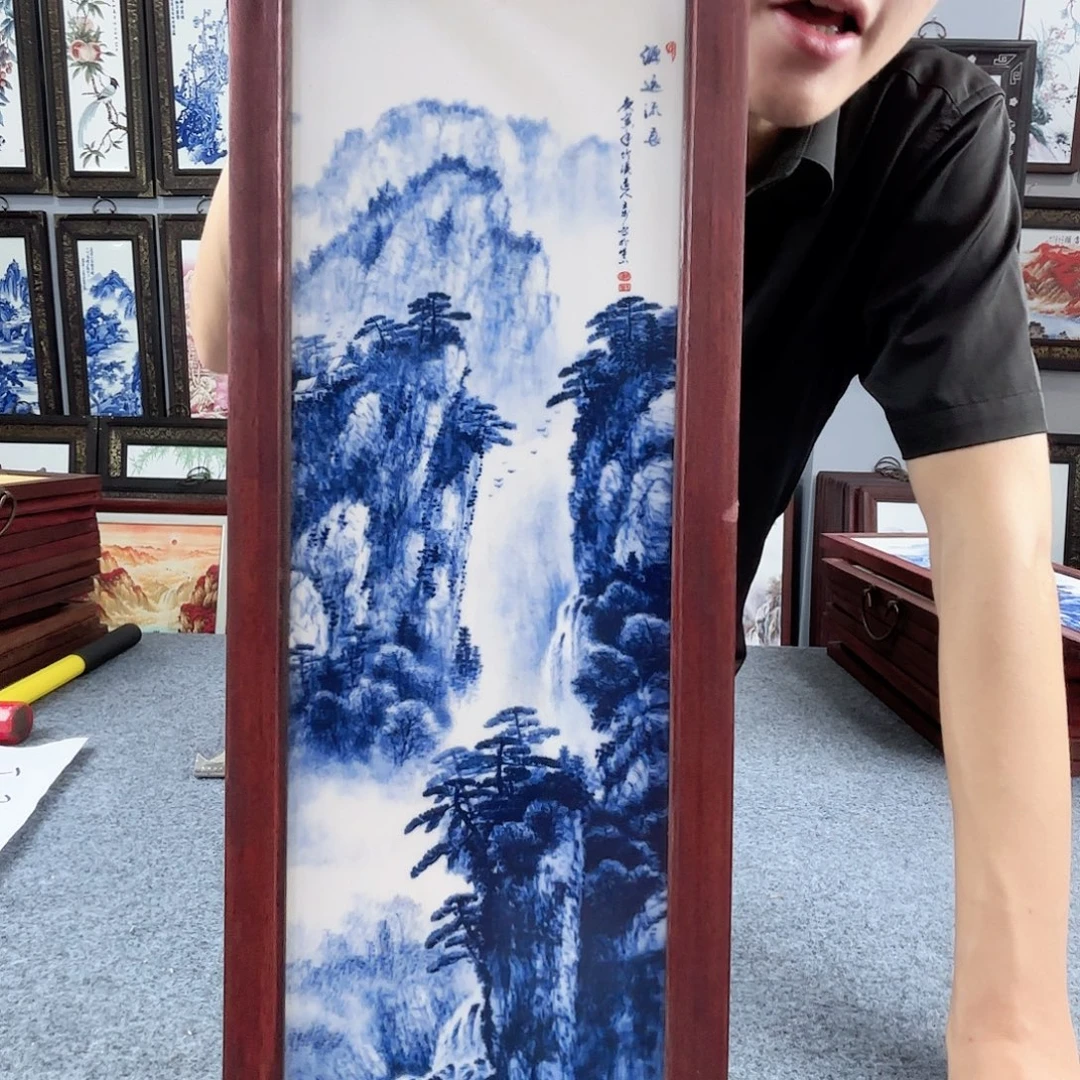 摆件景德镇陶瓷瓷板画