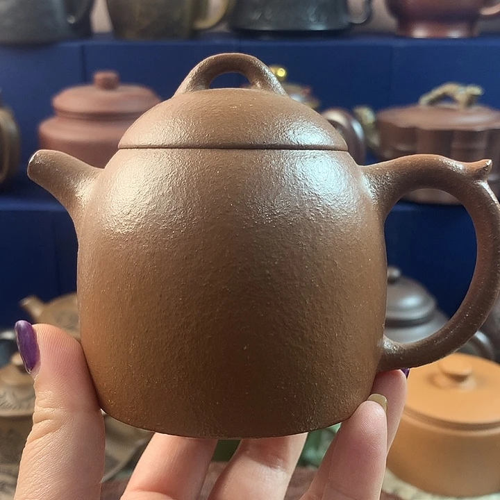 紫砂茶壶秦权降坡泥