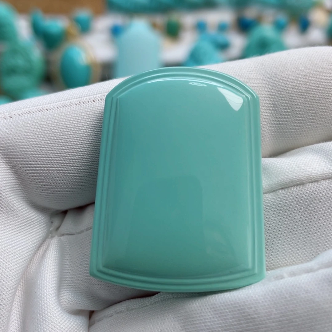 绿松石珠宝奇石未镶嵌泡**沫