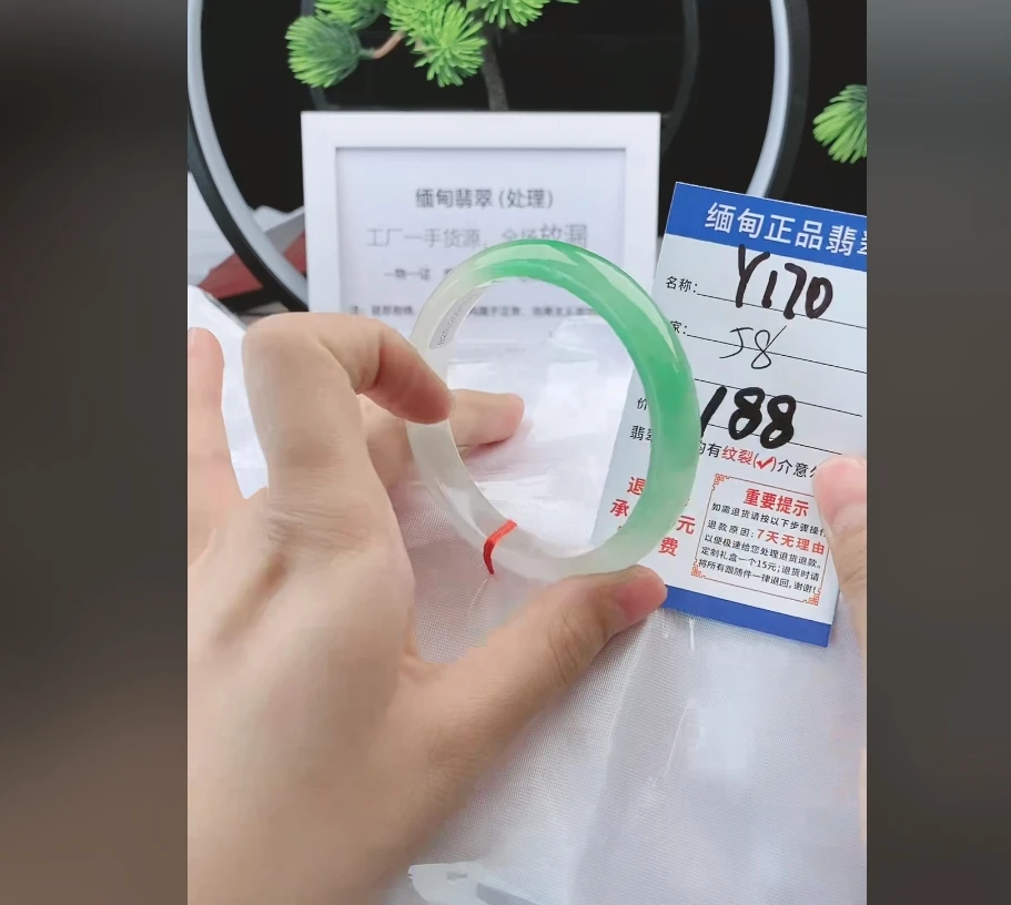 Y170【正品 缅甸翡翠】实物以直播间为准微色差