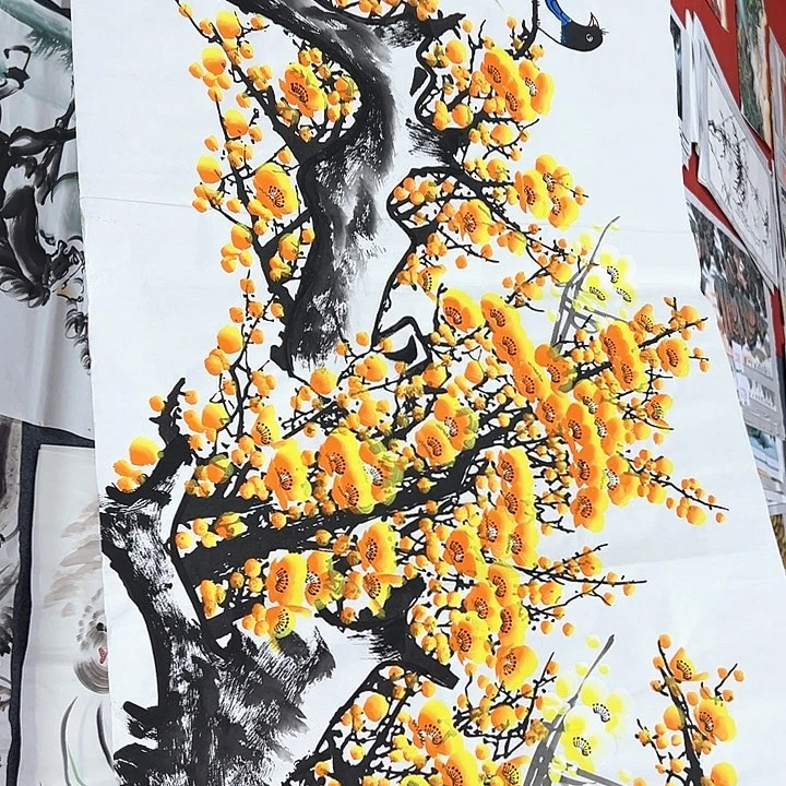 横款国画喜欢看看，欣赏一下……