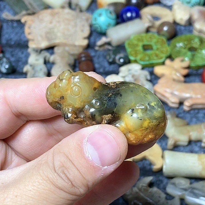 和田玉未镶嵌颈饰7