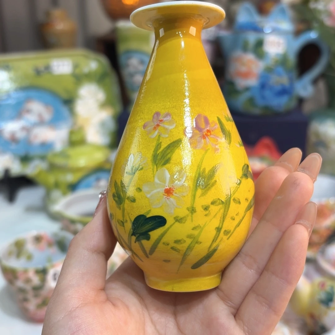 景德镇手绘高温釉下彩陶瓷茶具