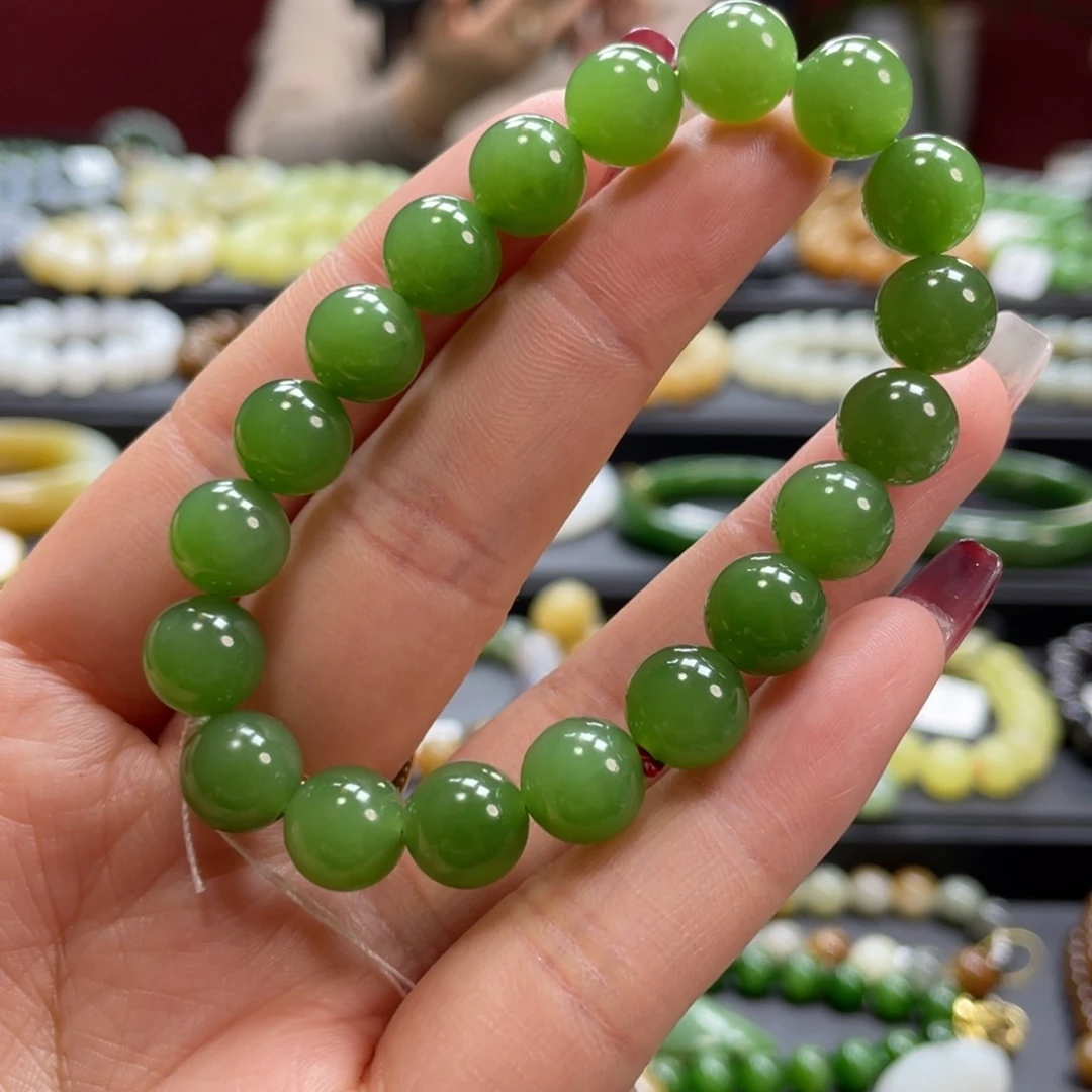 和田玉（碧玉）手链未镶嵌