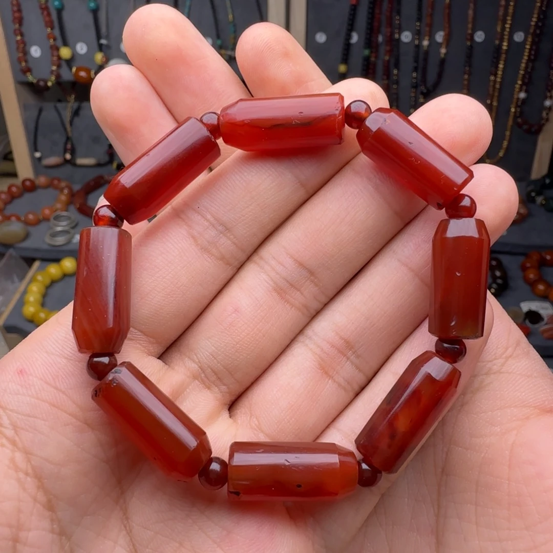 玛瑙/玉髓手链未镶嵌石*迷