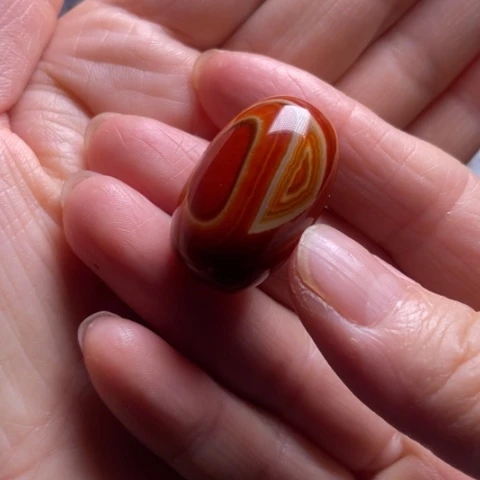 玛瑙吊坠未镶嵌玛瑙桶珠