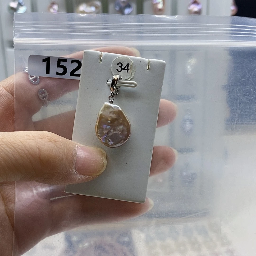 颈饰合金淡水珍珠