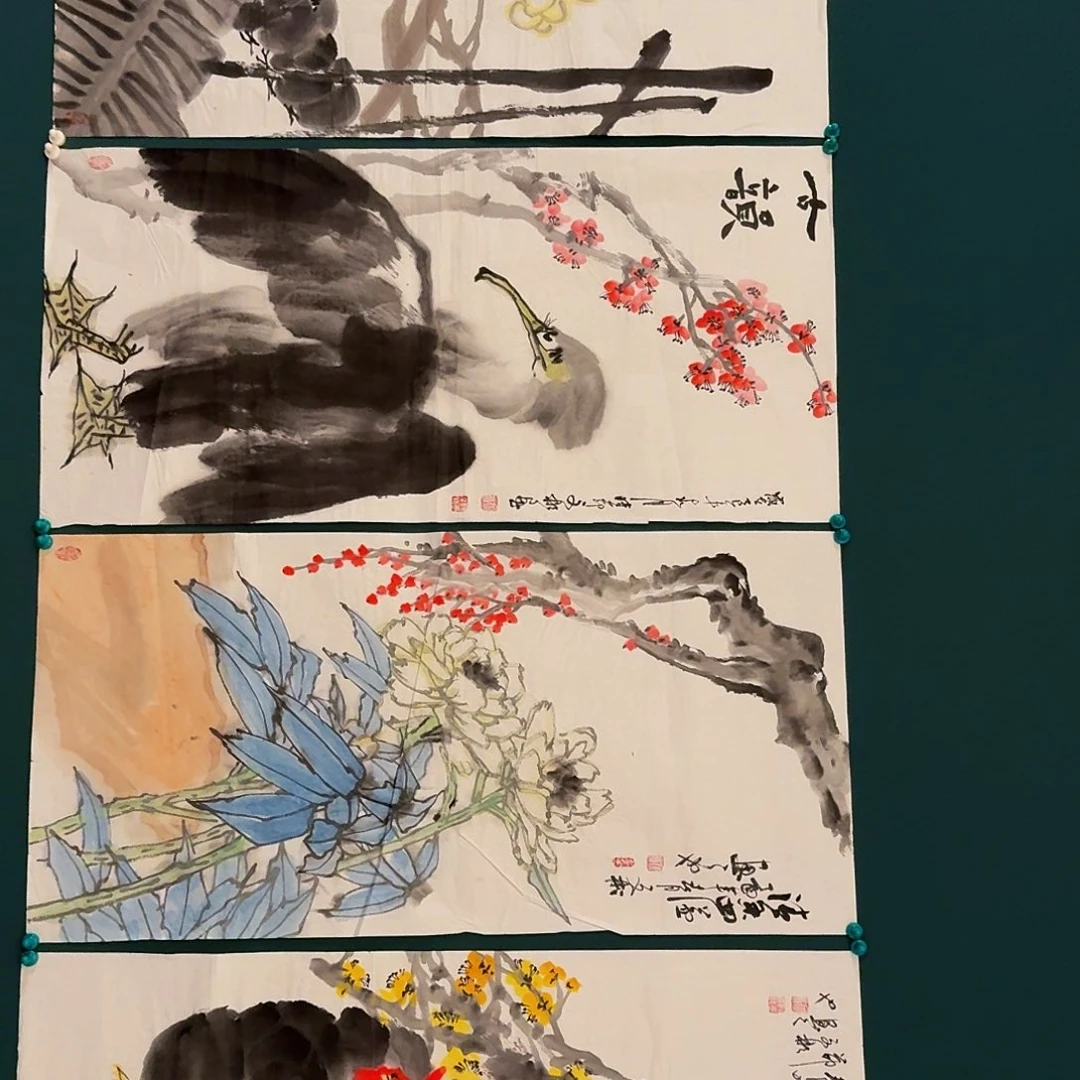国画溥老师作品画作