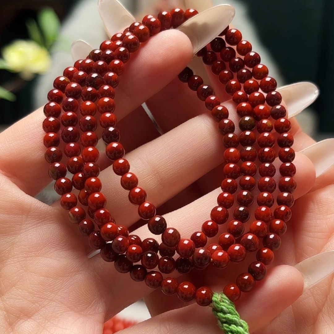 南红玛瑙未镶嵌手链