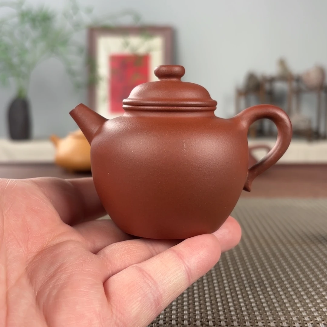 紫砂茶壶微瑕黄龙山原矿紫砂壶