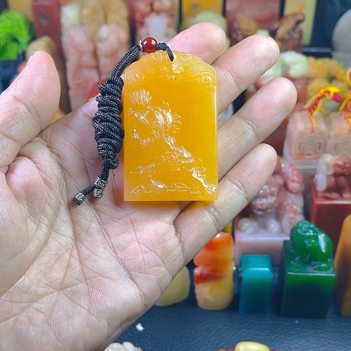 老挝石全黄挂件，福利价！
