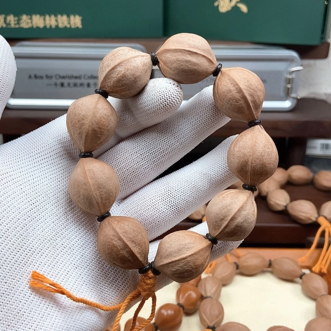 橄榄核手串2127三花短圆