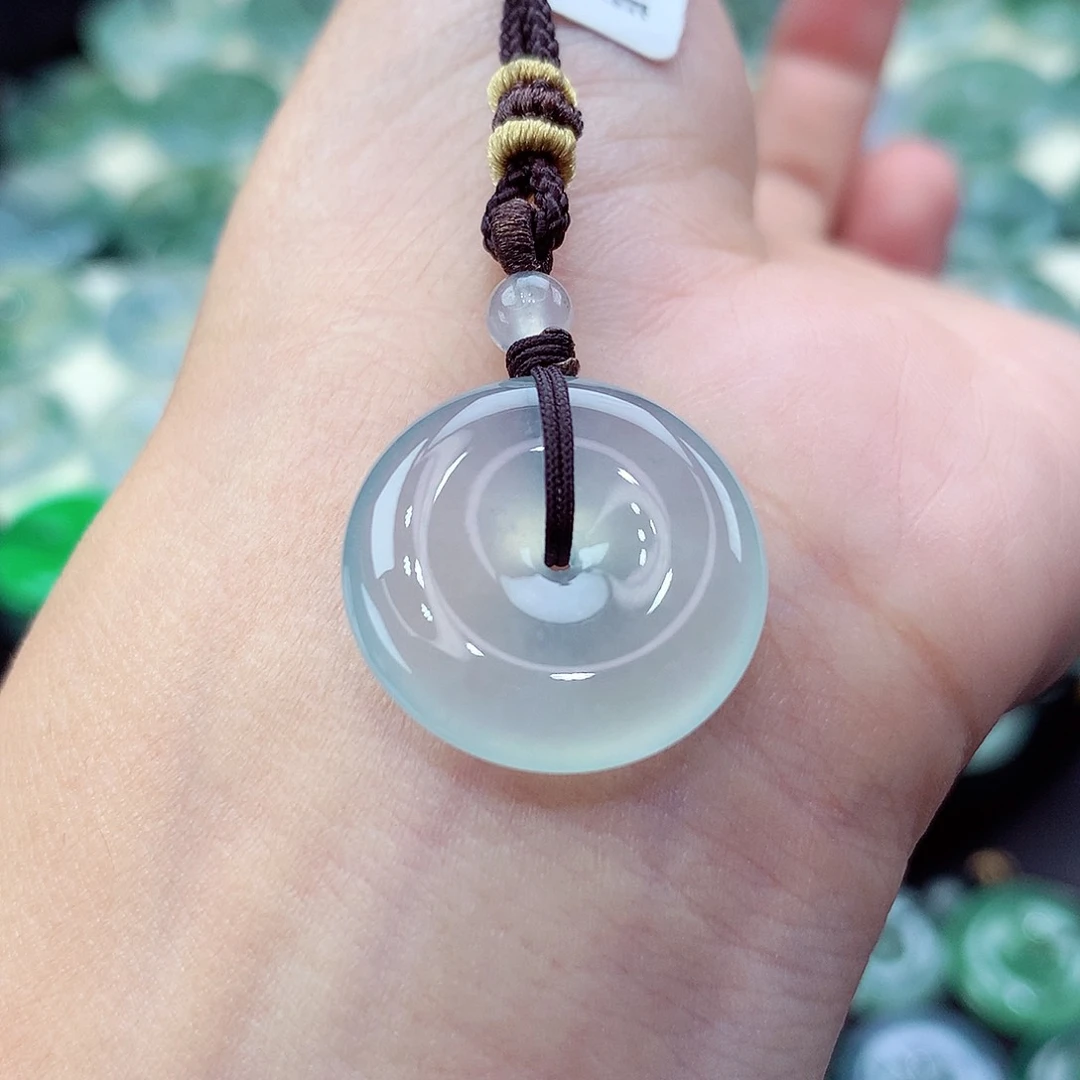 颈饰未镶嵌翡翠编号22。尺寸20.2-5.9