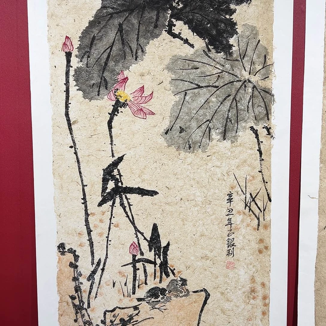 人***挤国画手绘国画作品