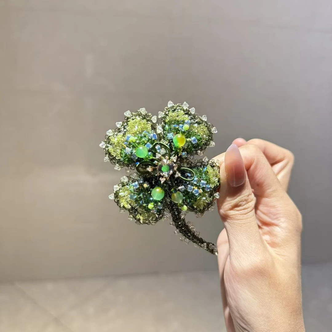 【莫奈海之星】四叶草系列胸针边夹气质高级感感日常款