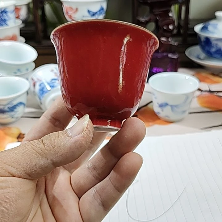 景德镇陶瓷手工手绘茶具杯子