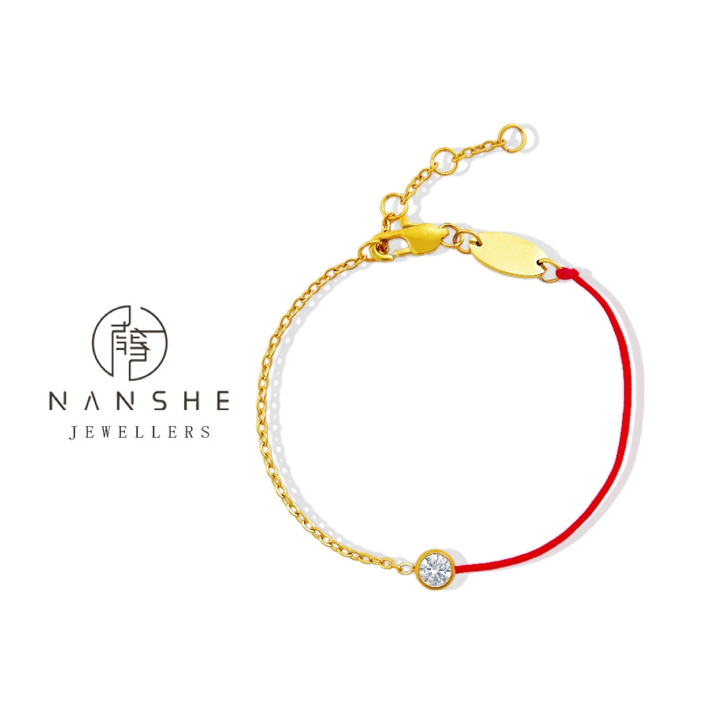 NANSHE/南奢 圆形红绳手链仙气百搭时尚RJ