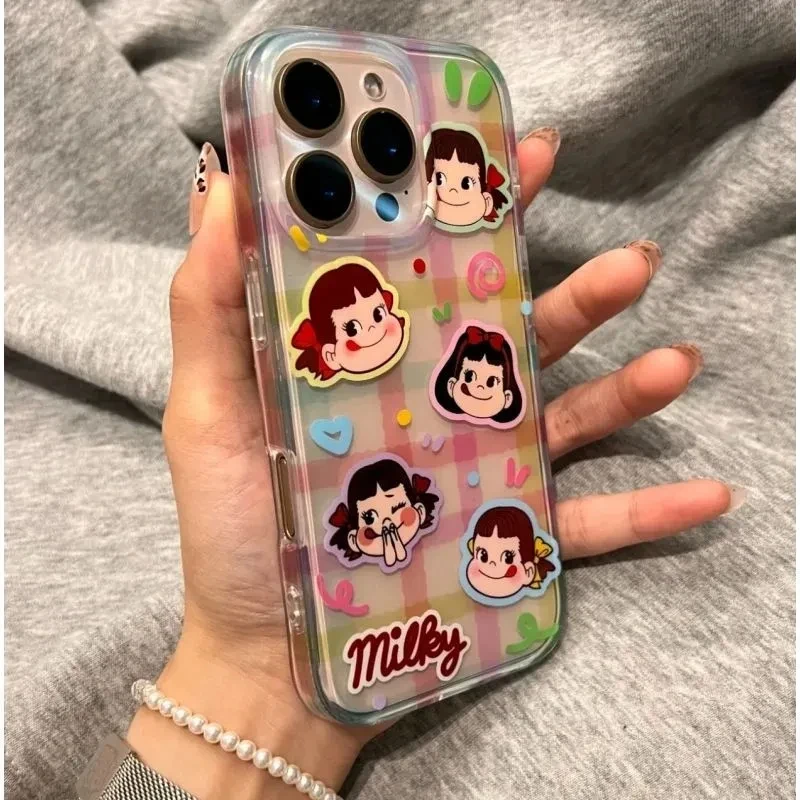 多巴胺不二家适用iPhone16苹果15全包手机壳14promax透明13卡通12