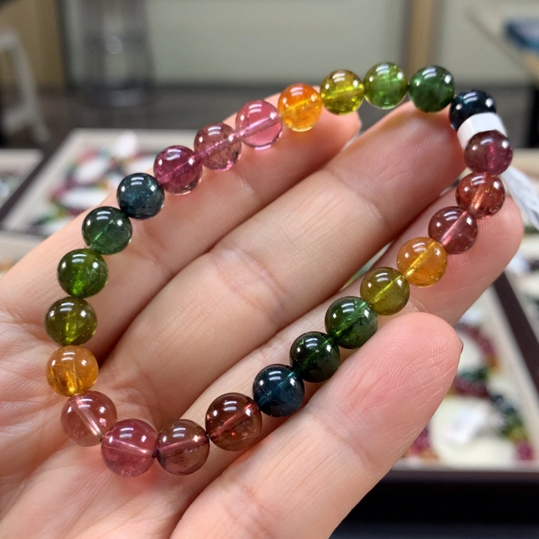 碧玺手链未镶嵌7.6左右