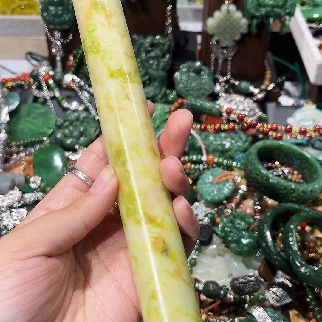 未镶嵌岫玉毛衣链