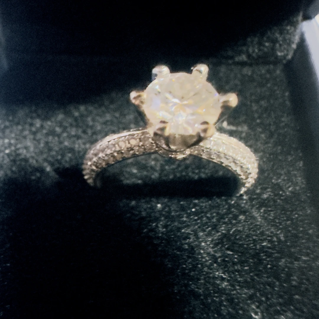 非金属珐琅戒指  钻戒半壁江山云上珠宝X001