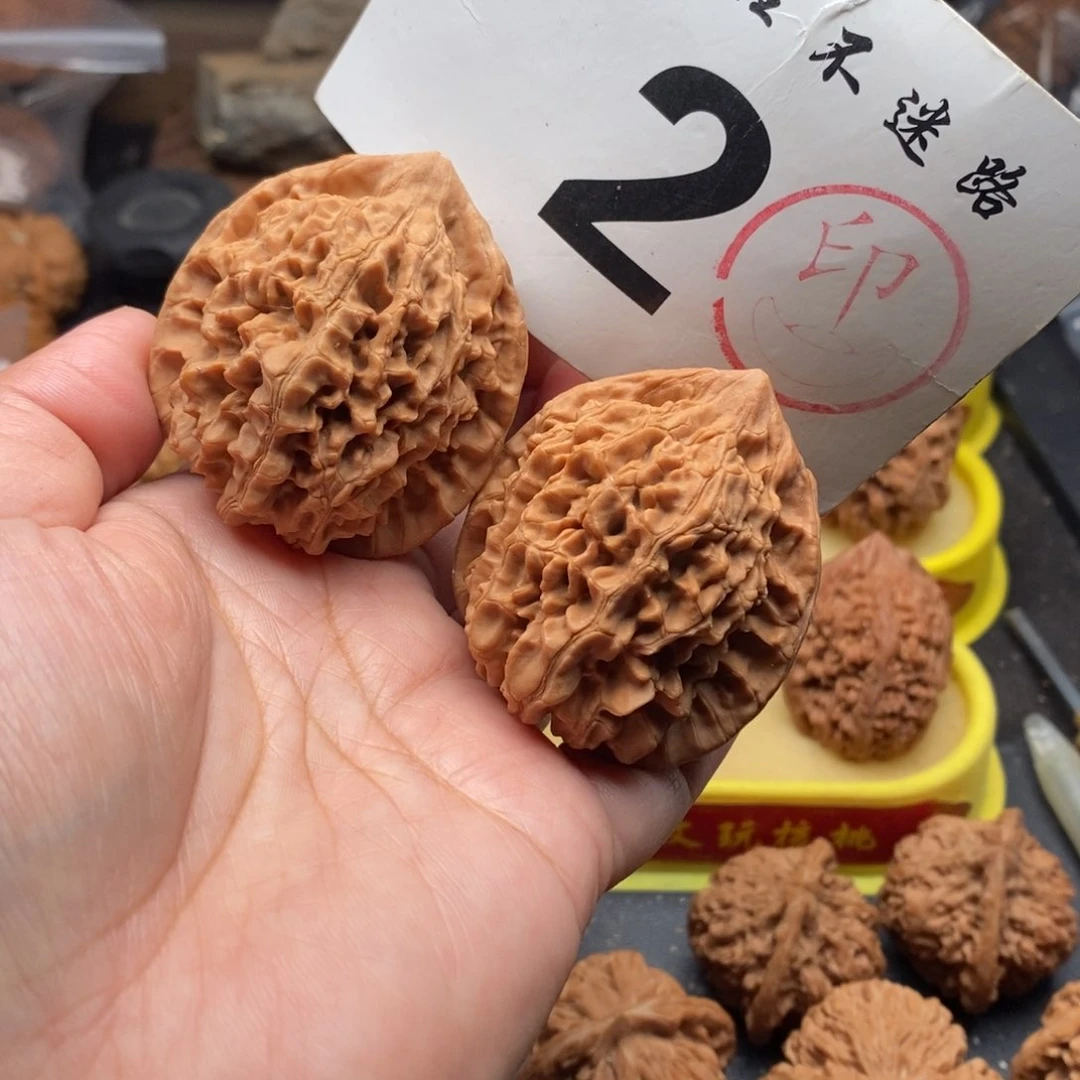 把件文玩核桃45全品官帽