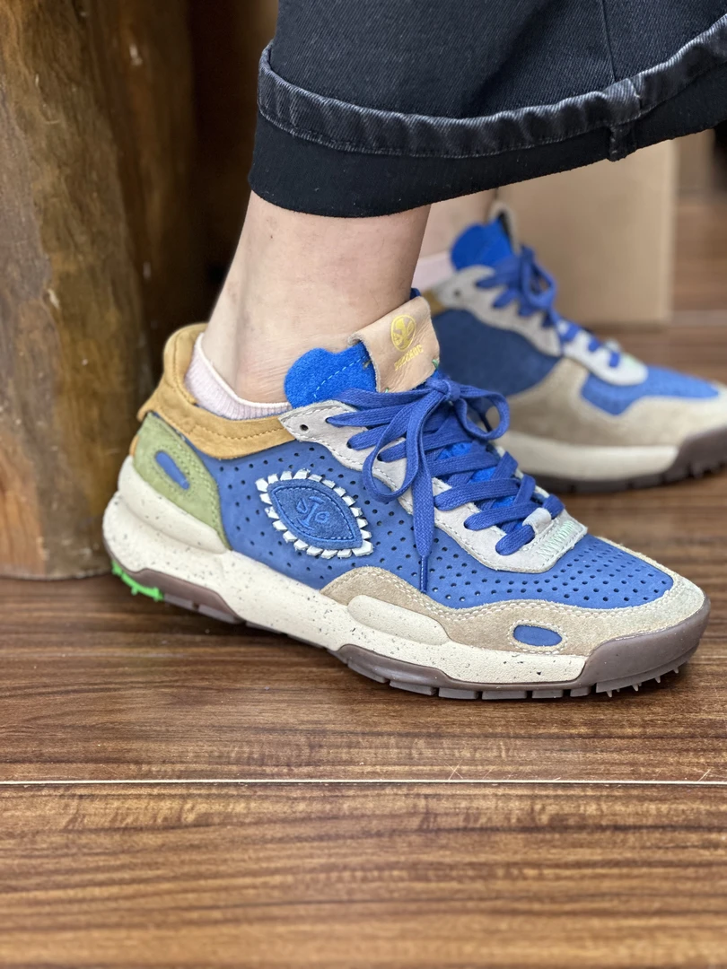 夏日专属【空调洞洞鞋】宝蓝色水洗做旧脏脏鞋