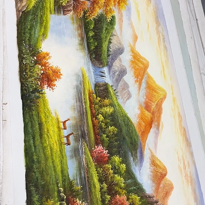 油画恭喜仔仔细细仔仔细细