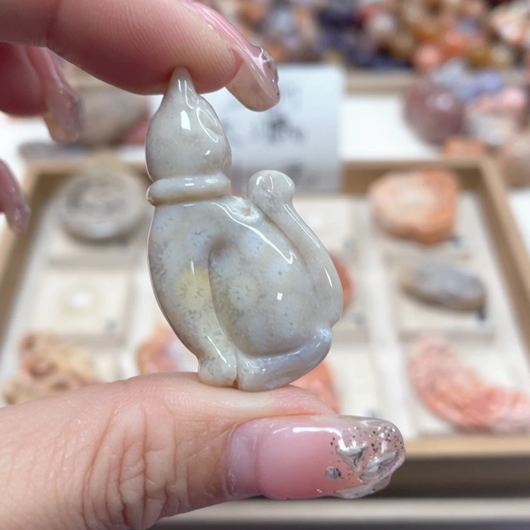 未镶嵌手链硅化珊瑚（珊瑚玉）何**幸226