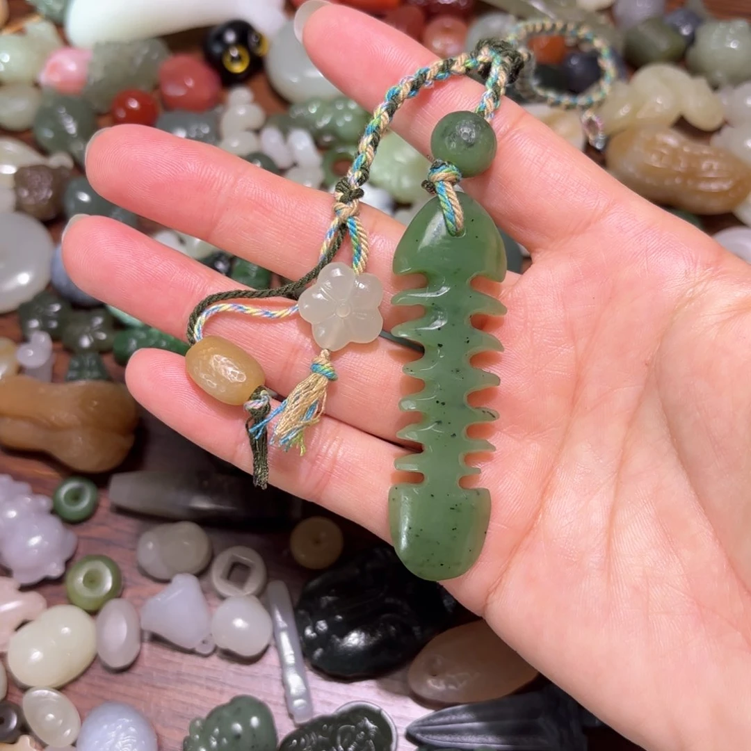 和田玉珠宝半成品未镶嵌