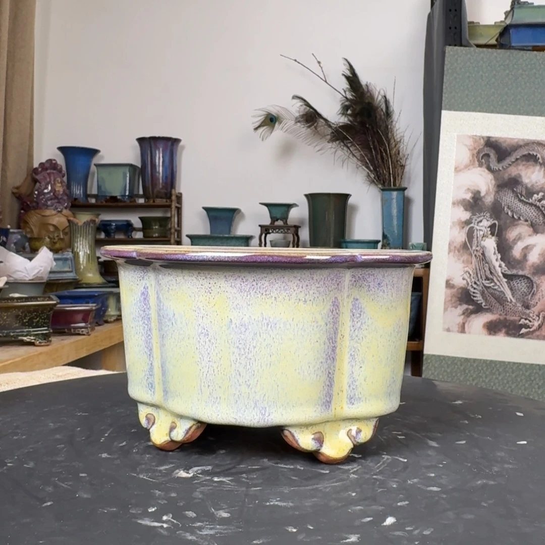 早***摆件陶觉象盆景花盆……