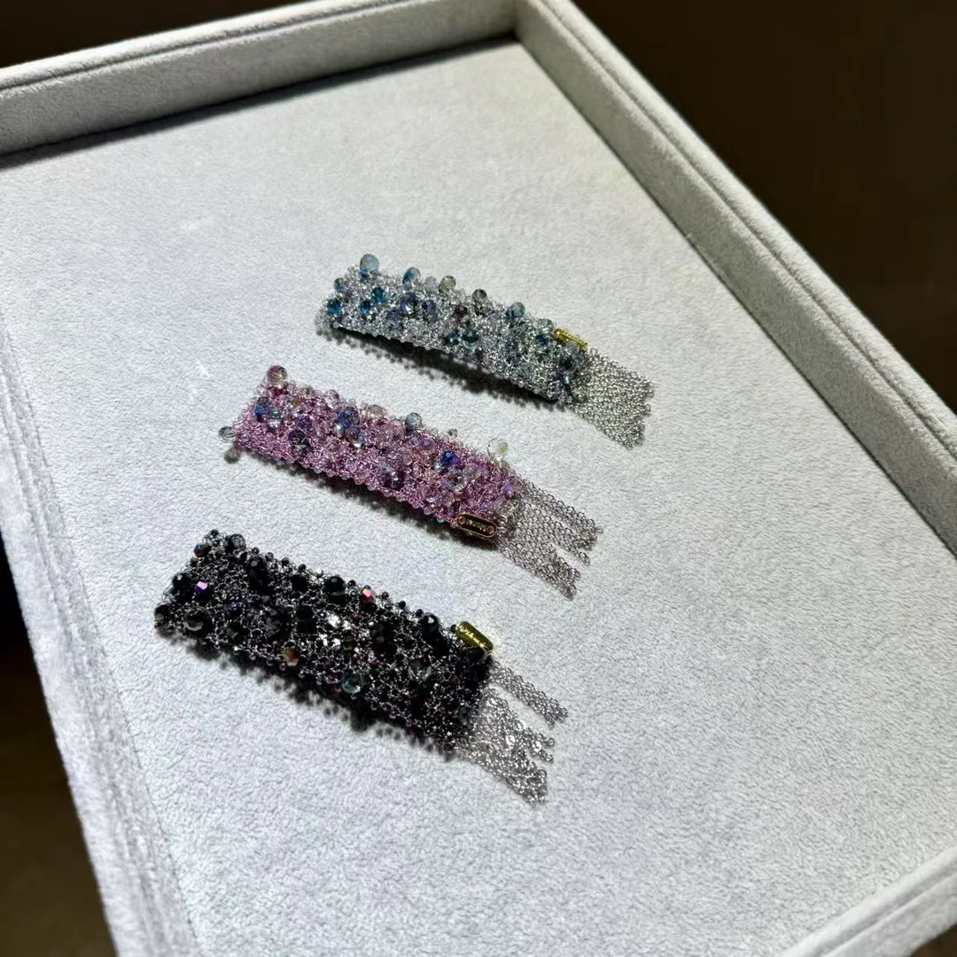 【莫奈海之星】美少女系列bb夹设计轻奢气质优雅时尚经典款