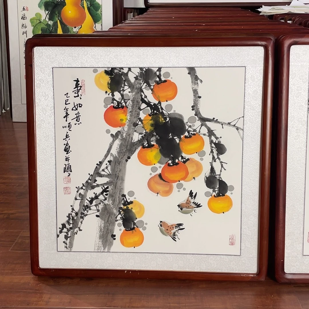 国画带框尺寸63*63厘米