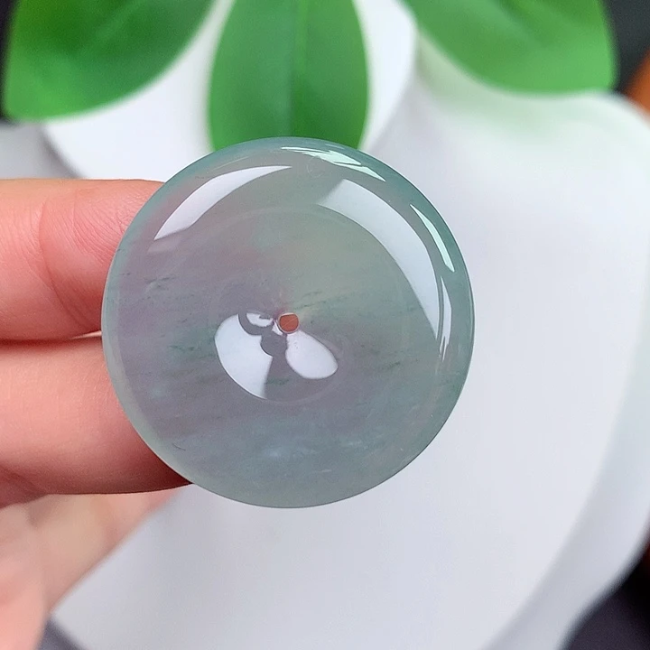 颈饰未镶嵌翡翠平安扣 29.2x5.0mm
