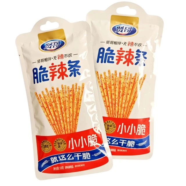 贤哥小小脆辣条18g辣么片片脆香辣棒组合装麻辣小吃零食正品保障