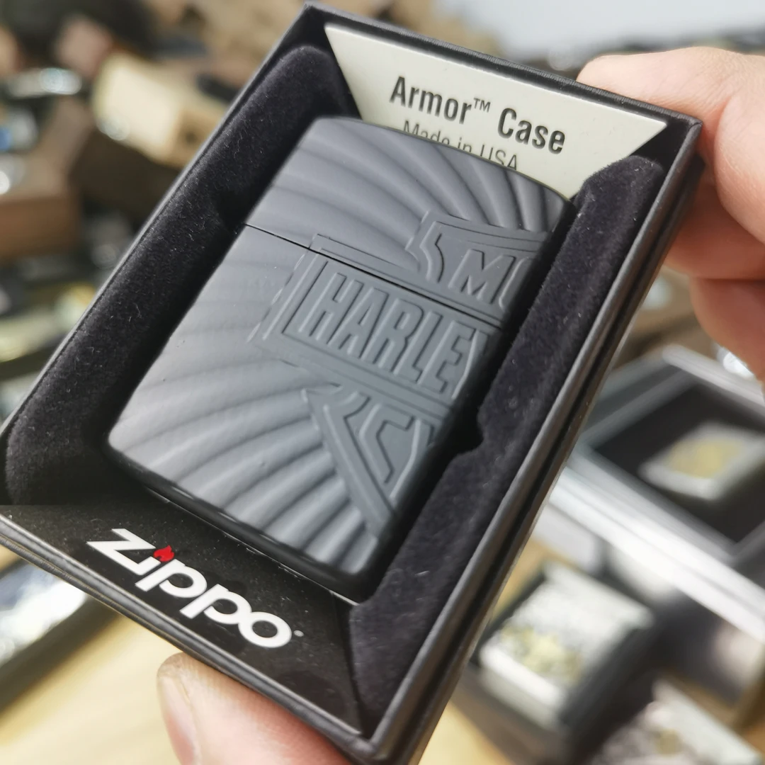 【CC】Zippo打火机盔甲黑武士哈雷204