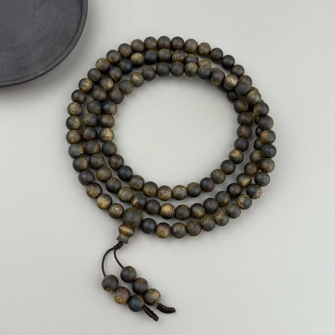 沉香【鹏友专属】棋楠8MM圆珠长串一条 多样性发货（61）