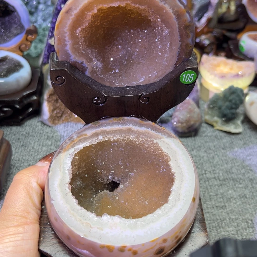 紫晶摆件未镶嵌水晶