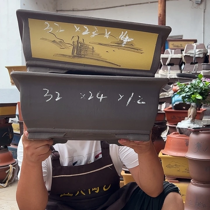 紫砂花盆紫砂花盆